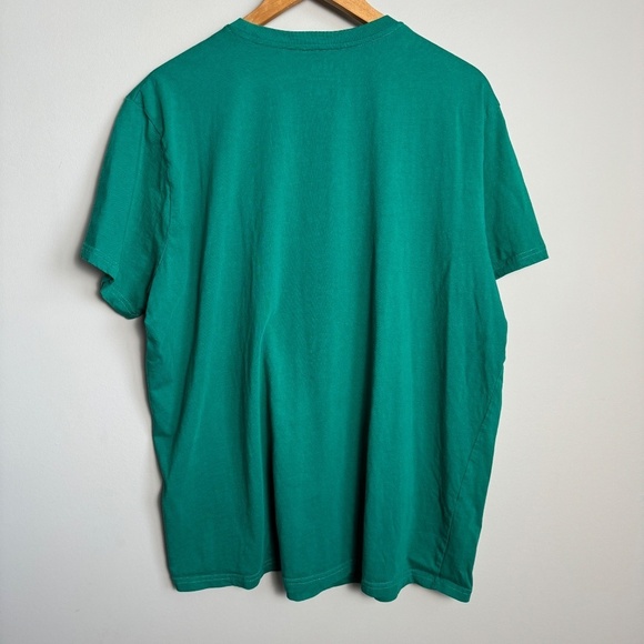 Men's‎ Holiday "Rebel Without A Clause" Green Christmas T-Shirt Size XXL - Picture 3 of 7